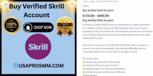 Buy Verified Skrill Account